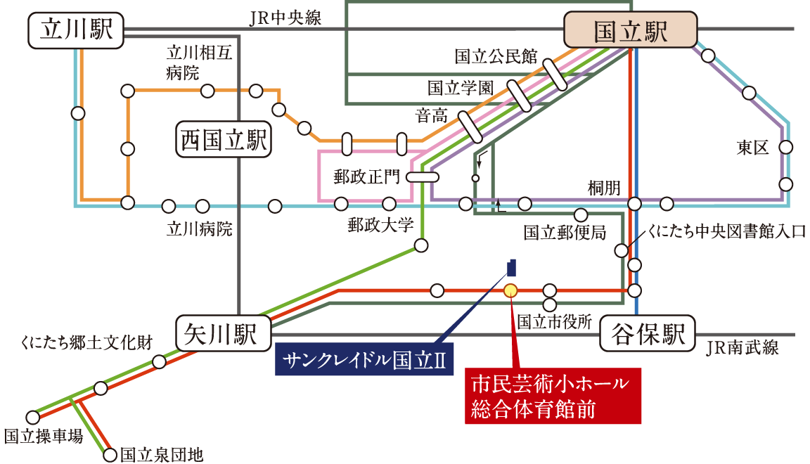 バス路線図